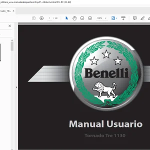Benelli Tornado tre 1130 Manual Usuario - PDF DOWNLOAD