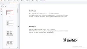 Beta Minitrial 50 (2008) Operation & Use Manual - PDF DOWNLOAD