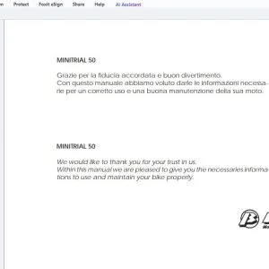 Beta Minitrial 50 (2008) Operation & Use Manual - PDF DOWNLOAD