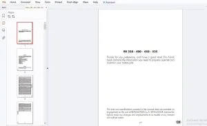 Beta RR 250 400 450 525 Operation Manual - PDF DOWNLOAD