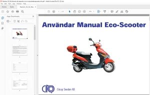 Boatian Eco-Scooter 50Qt Användar Manual - PDF DOWNLOAD