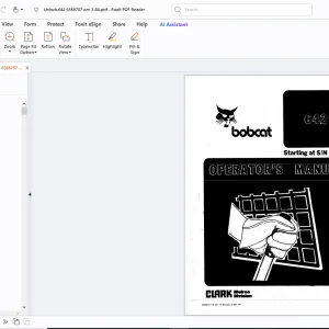 Bobcat 642 Operators Manual - PDF DOWNLOAD