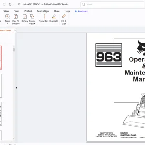 Bobcat 963 Operation & Maintenance Manual - PDF DOWNLOAD