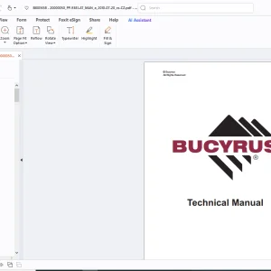 Bucyrus Mincos Becker Mining PROMOS PLUS PP 9381 AT Provozní návod - PDF
