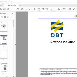 CAT Bucyrus DBT Newpac Isolation Maintenance Manual BI619137 PDF