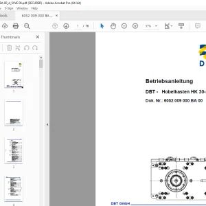 CAT DBT Hobelkasten HK 30-2 Betriebsanleitung - PDF DOWNLOAD