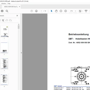 CAT DBT Hobelkasten HK 30-2 Betriebsanleitung - PDF DOWNLOAD