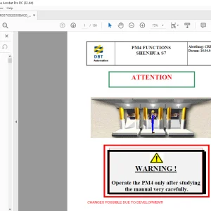 CAT DBT - Shield 2200/4500-2x3796-1750 Operating Manual PDF