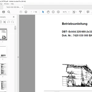 CAT DBT–Schild 220/480-2x3257kN Betriebsanleitung - PDF DOWNLOAD