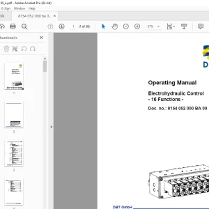 CAT Electrohydraulic Control 16 Functions Operating Manual PDF