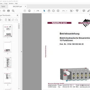CAT Elektrohydraulische Steuereinheit, 10 Funktionen Betriebsanleitung BI623847 PDF