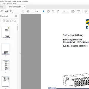 CAT Elektrohydraulische Steuereinheit, 16 Funktionen Betriebsanleitung PDF