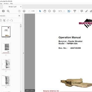 CAT Feeder Breaker 54-2178 Operation & Maintenance Manual BI629482 PDF