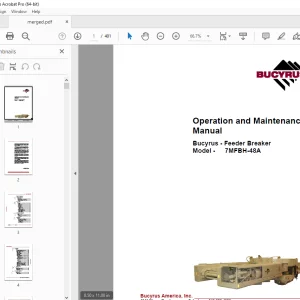 CAT Feeder Breaker 54-2184 Operation & Maintenance Manual BI629488 PDF