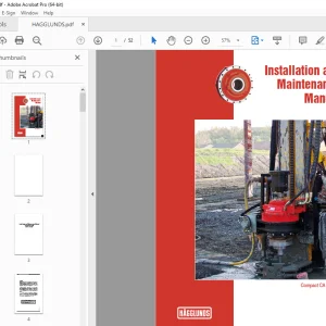 CAT Hagglunds Compact CA Motors EN411-14h Installation & Maintenance Manual PDF