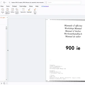 Cagiva 900 ie 1990 Workshop Manual - PDF DOWNLOAD
