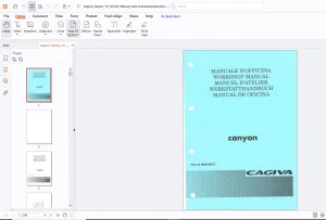 Cagiva Canyon 1997 Workshop Manual - PDF DOWNLOAD