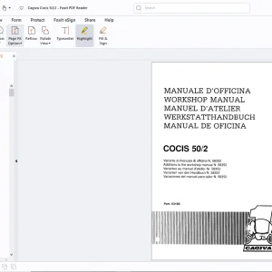 Cagiva Cocis 50/2 Workshop Manual - PDF DOWNLOAD