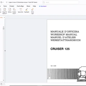 Cagiva Cocis Cruiser 125 Workshop Manual - PDF DOWNLOAD