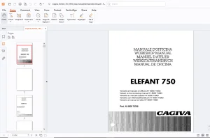 Cagiva Elefant 750 Workshop Manual - PDF DOWNLOAD