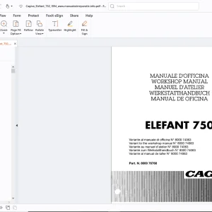 Cagiva Elefant 750 Workshop Manual - PDF DOWNLOAD