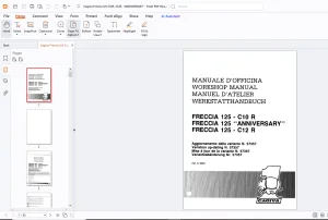Cagiva Freccia 125-C10R Freccia 125 Anniversary Freccia 125-C12 R Workshop Manual PDF