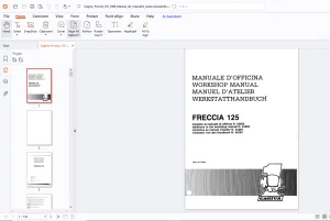 Cagiva Freccia 125 Workshop Manual - PDF DOWNLOAD