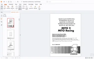 Cagiva Mito 2 & Mito Racing Workshop Manual - PDF DOWNLOAD