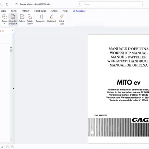Cagiva Mito ev Workshop Manual - PDF DOWNLOAD