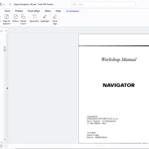Cagiva Navigator Workshop Manual - PDF DOWNLOAD