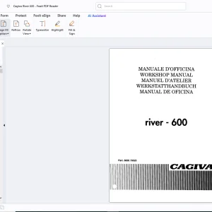 Cagiva River-600 Workshop Manual - PDF DOWNLOAD
