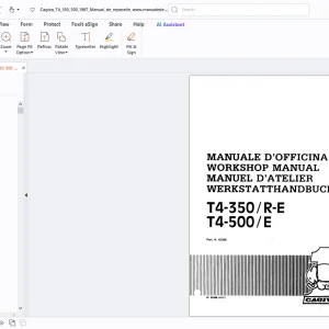 Cagiva T4-350/R-E T4-500/E Workshop Manual - PDF DOWNLOAD