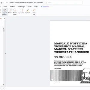 Cagiva T4-500/R-E Workshop Manual - PDF DOWNLOAD