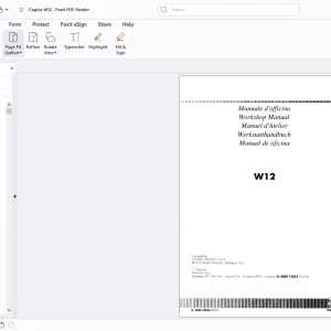 Cagiva W12 Workshop Manual - PDF DOWNLOAD