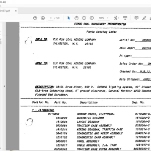 Cat BUCYRUS 2810L Drum Miner Parts Manual - PDF DOWNLOAD