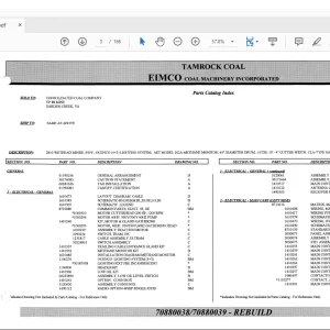 Cat BUCYRUS 2810L Parts Catalog Manual BI000092 - PDF DOWNLOAD