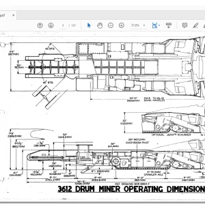 Cat BUCYRUS 3612 DRUM MINER Operation Manual - PDF DOWNLOAD
