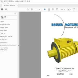Cat Breuer Motoren 3-phase motor dRksU35LC3-4 Operating Manual - PDF DOWNLOAD