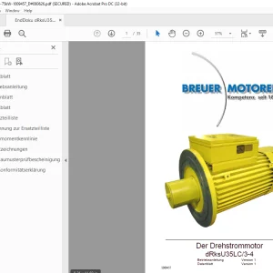 Cat Breuer Motoren Der Drehstrommotor dRksU35LC3-4 Betriebsanleitung - PDF DOWNLOAD