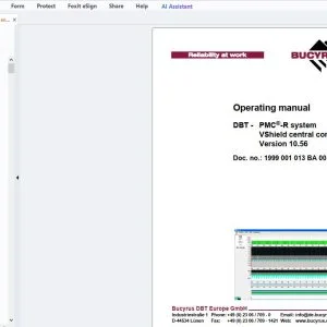 Cat Bucyrus DBT - PMC-R system VShield central control Version 10.56 Operating Manual - PDF