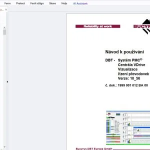 Cat Bucyrus DBT - Systém PMC Centrála VDrive Vizualizace řízení převodovek Verze 10_56 Návod k používání - PDF DOWNLOAD