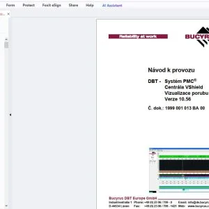Cat Bucyrus DBT - Systém PMC Centrála VShield Vizualizace porubu Verze 10.56 Návod k provozu - PDF DOWNLOAD