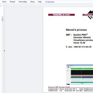 Cat Bucyrus DBT - Systém PMC Centrála VShield Vizualizace porubu Verze 10.56 Návod k provozu - PDF DOWNLOAD