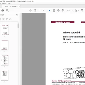 Cat Bucyrus Elektrohydraulická řídicí jednotka, 12 funkcí Návod k použití - PDF DOWNLOAD
