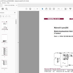 Cat Bucyrus Elektrohydraulická řídicí jednotka, 2 funkce Návod k použití - PDF DOWNLOAD