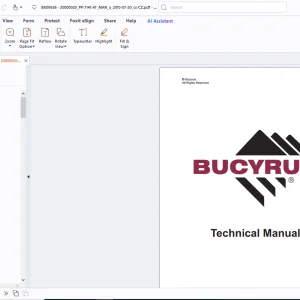Cat Bucyrus Mincos Becker Mining PROMOS PLUS PP 7141 AT Nouzový vypínač Provozní návod - PDF
