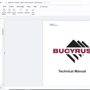 Cat Bucyrus Mincos Becker Promos Plus PE 342x AT Sensor-Adapter Návod k použití - PDF