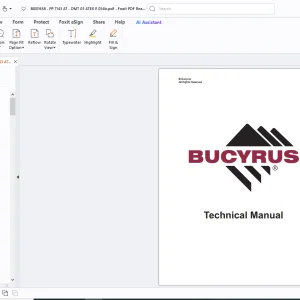 Cat Bucyrus Mincos Becker Promos Plus PP 7143 AT Koncový vypínač hav.obvodu Návod k použití - PDF