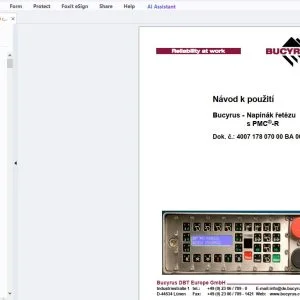 Cat Bucyrus - Napínák řetĕzu s PMC-R Návod k použití - PDF DOWNLOAD
