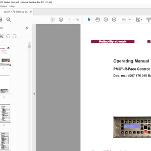 Cat Bucyrus PMC-R-Face Control Operating Manual - PDF DOWNLOAD